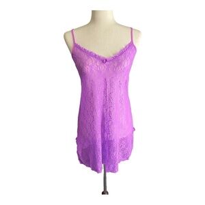 SMART & SEXY-PURPLE LACE LINGERIE-SIZE XL